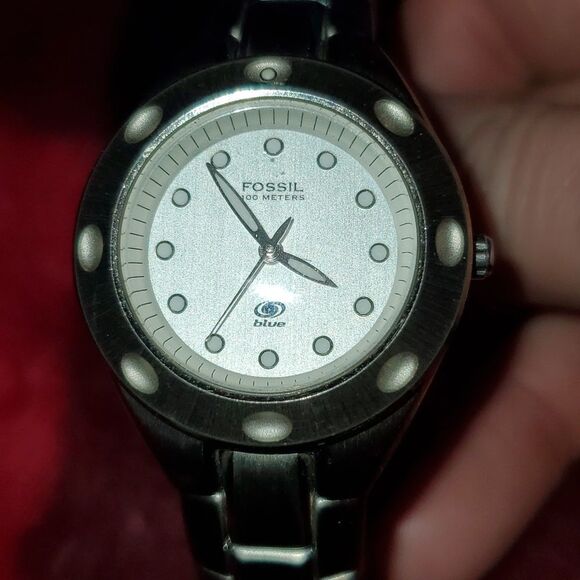 Fossil‎ AM-3301 Women\'s Watch Stainless Steel White Dial 29mm main image 5